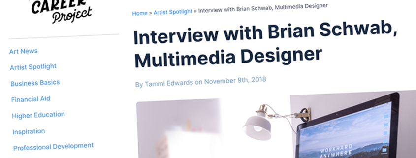 Brian Schwab | The Art Career Project Interview